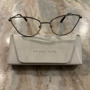 Michael Kors Chic Silver Women's Glasses frame model Toulouse with branded case